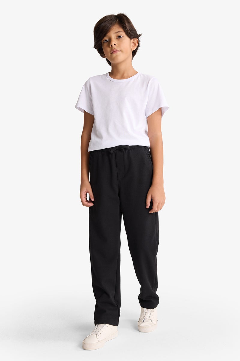 ديفاكتو بنطلون اولادي قصة عادية وخصر مطاطي - Image 3